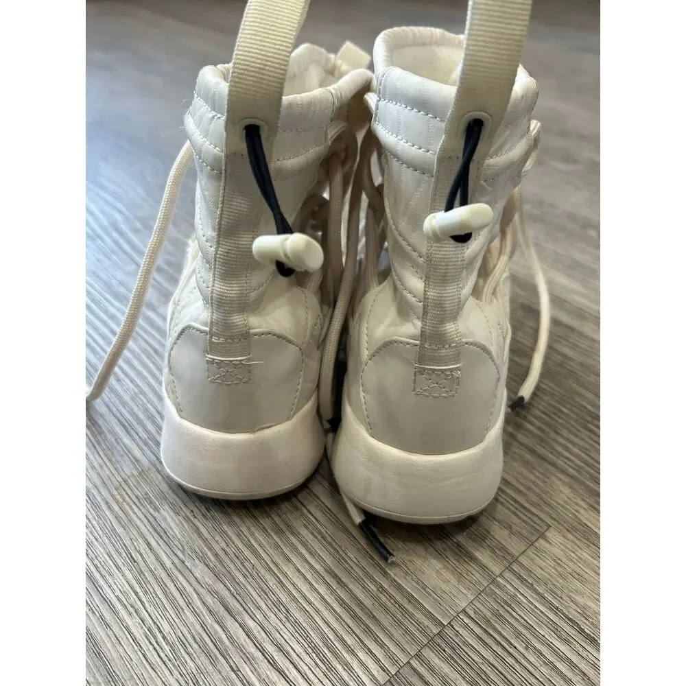 Nike Tanjun High Rise Winter Boots Women Size 7 Phantom Sail White AO0355-003